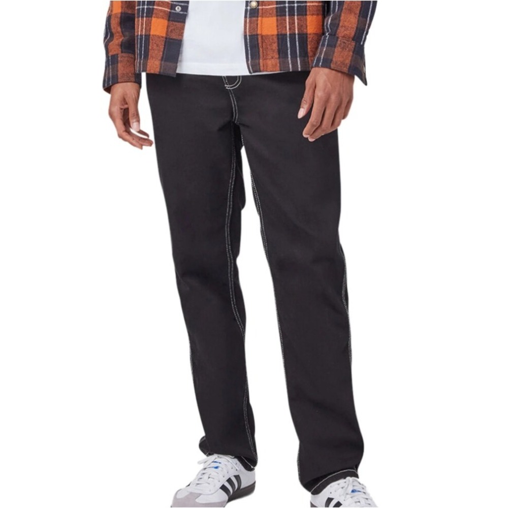 DICKIES Men's Stonewashed Black Relaxed Fit Houston‎ Denim Jeans Size 32 NWT